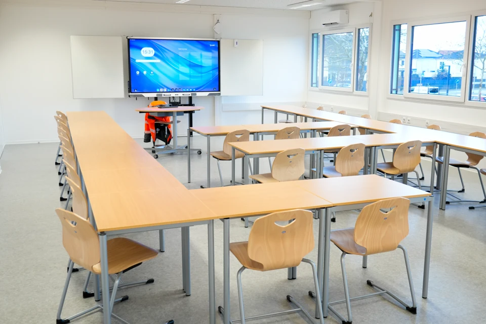 Innenraum der X-class Einheiten der Bachgauschule Babenhausen