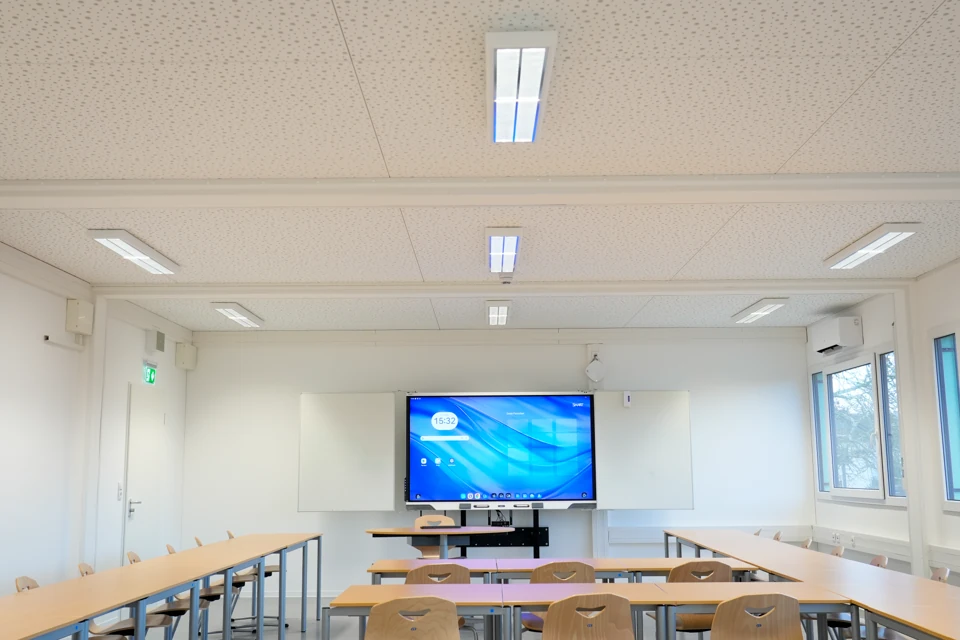 Ausstattungsdetail in einer X-class Einheit der Bachgauschule Babenhausen